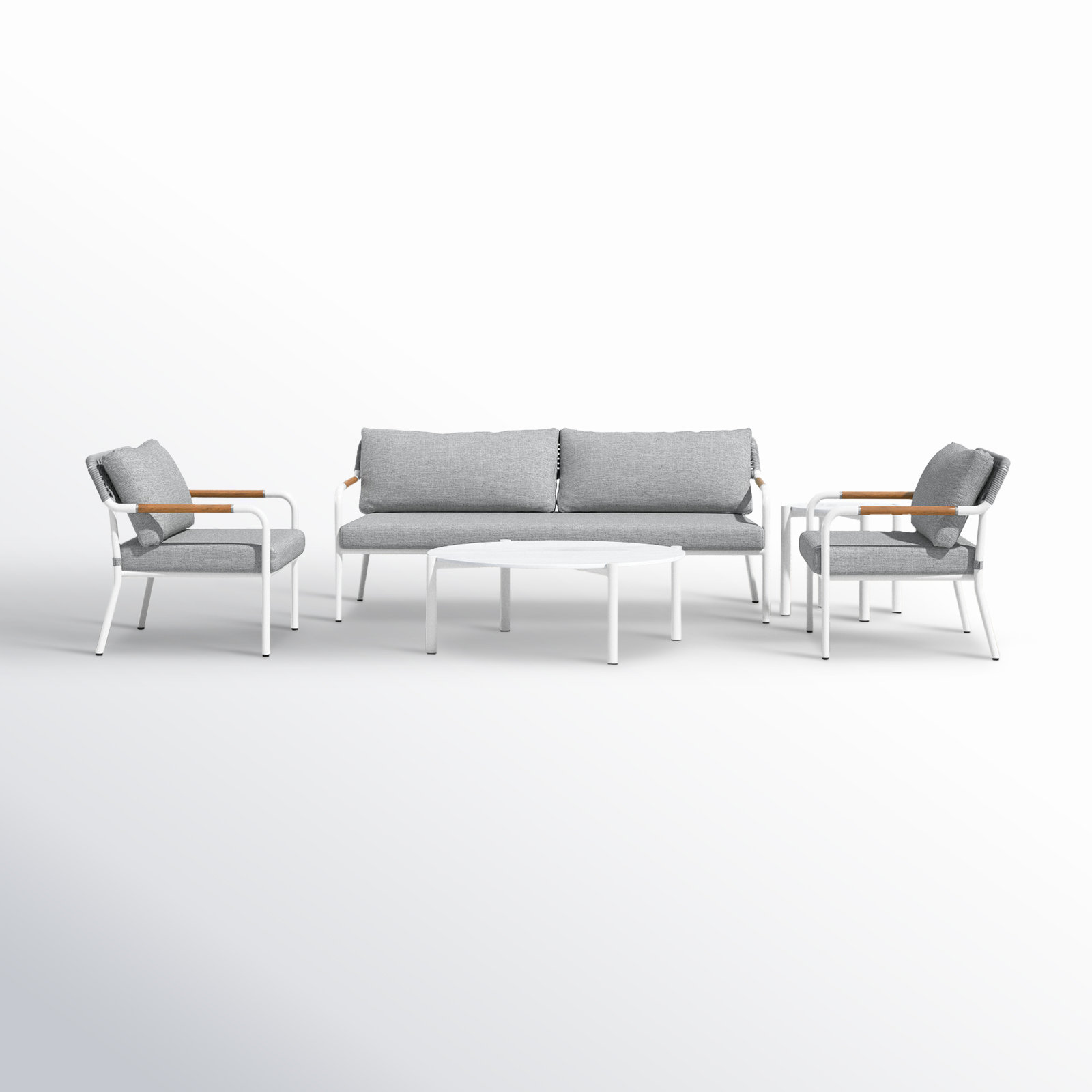 Dean 5 - Person Patio Conversation Set with Cushions