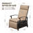 Recliner Patio Chair with Cushions-1523647362