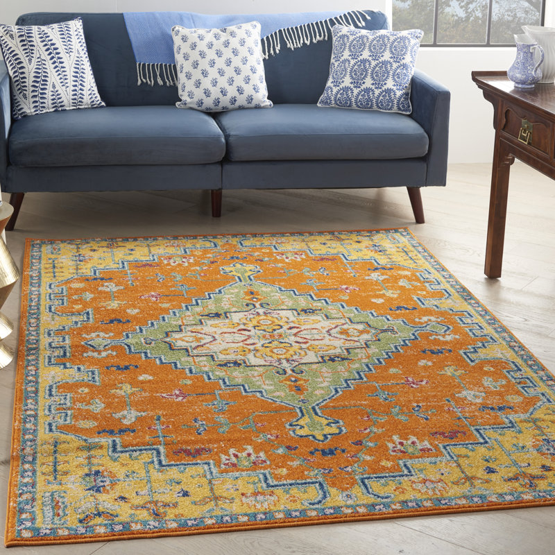 Mihhail Oriental Indoor Rug, Rectangle 5'3" x 7'3"