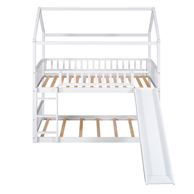 Alegna Kids Twin Over Twin Bunk Bed