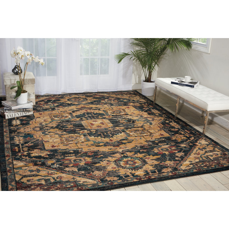 Oriental Indoor Rug, Rectangle 8' x 10'6"