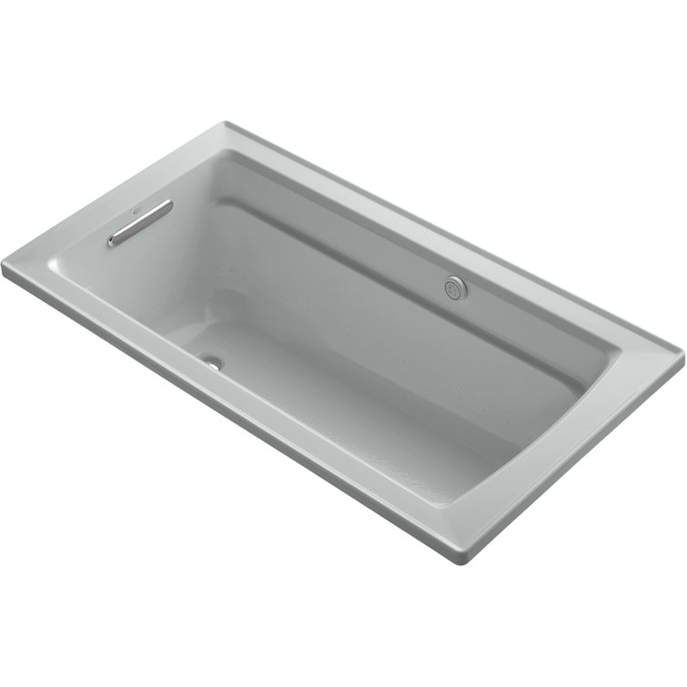 Archer® 60-in X 32-in Drop-in Heated Bubblemassage Air Bath