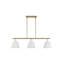 Lustre linéaire moderne à 3 lumières avec abat-jour Stephens-8516483