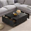 Table basse 33,25 "carrée avec 4 tiroirs-73329644