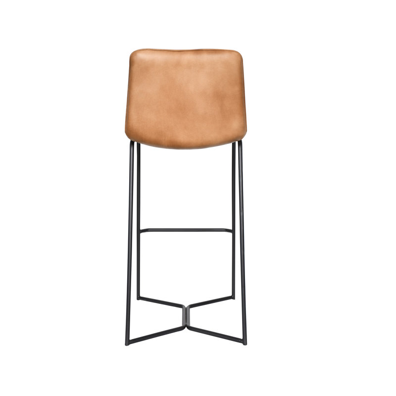 Brisben 18" W Chair, Bar Stool (31.5" Seat Height), Hand Washed Taupe