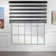 Zebra Blinds Window Dual Layer Roller Shades, Corded Horizontal Blind