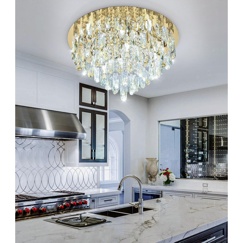 Luminaire en cristal Glam, Doré