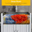 24 po Ensemble de meuble-lavabo, lavabo, robinet et armoire en acier inoxydable