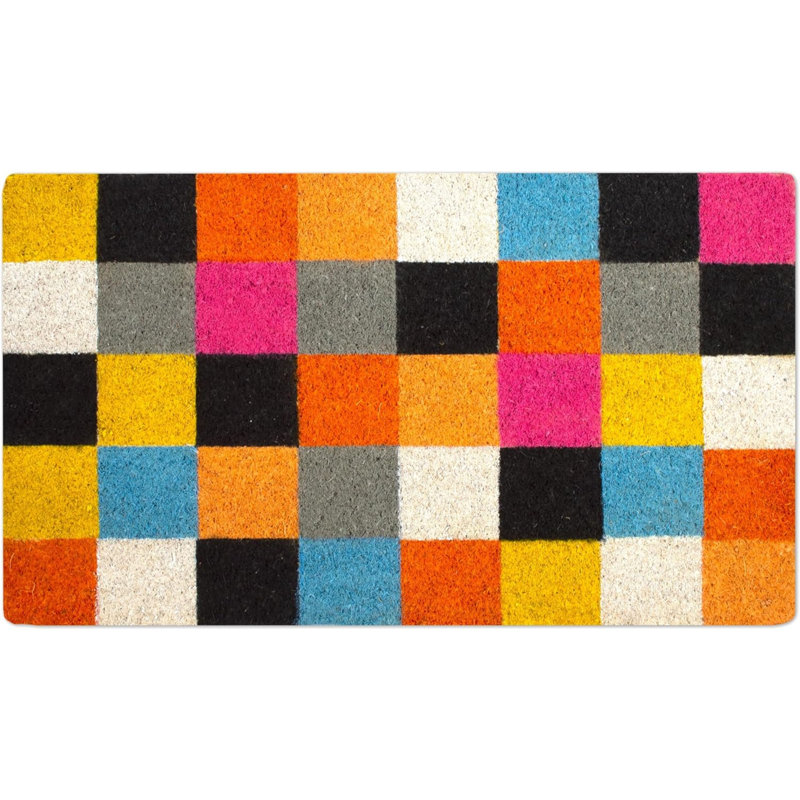 Non-Slip Abstract Doormat
