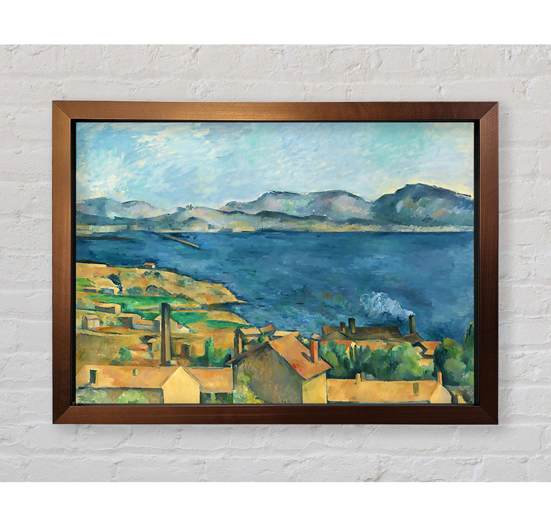 Die Bucht von Marseille von Paul Cezanne - Einzelne Bilderrahmen Kunstdrucke