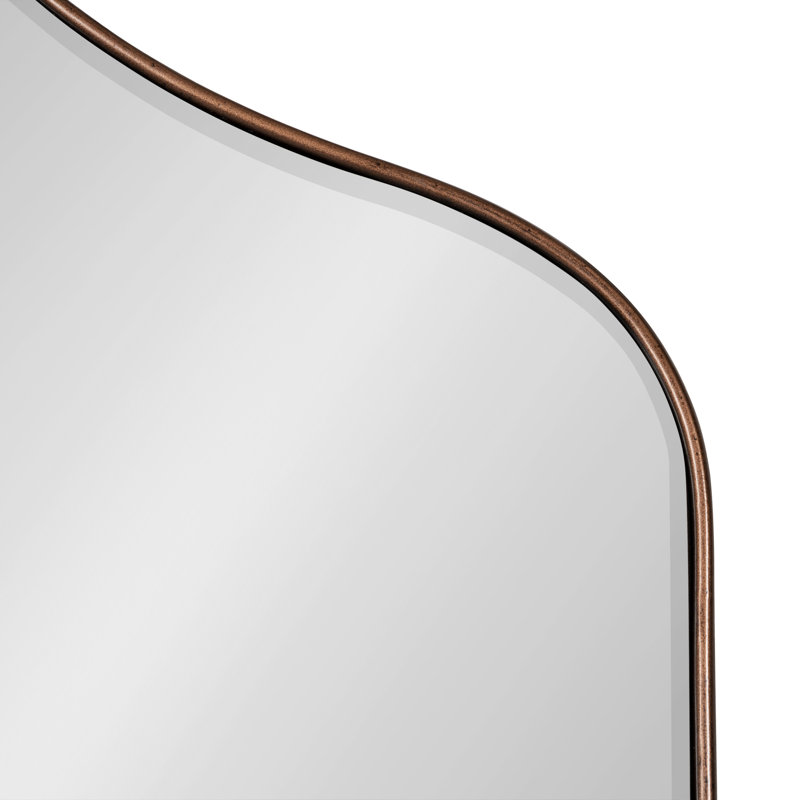 Miroir d'appoint mural Tyla, Bronze