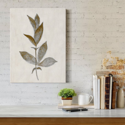 Bronze Leaf II - reproduction d'art sur toile tendue