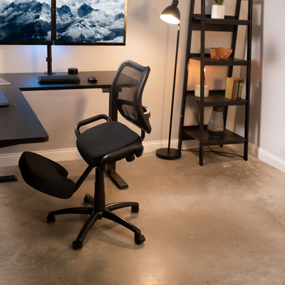 Backed Adjustable Height Ergonomic Kneeling Chair