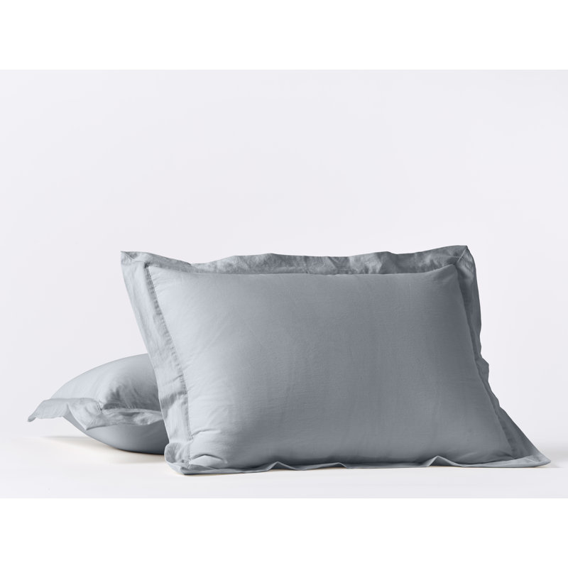 Cloud Soft Organic Sateen Sham, Standard, Gulf