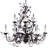 Mair 29" W 9-Light Crystal Tiered Chandelier-751882707