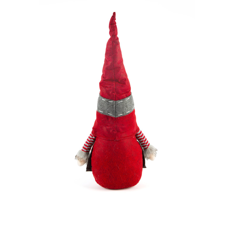 Excelsa decorative sitting gnome with beard Gnomo polyester multicolor