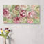 « escalade roses », reproduction de peinture à l’acrylique sur toile tendue-51383709