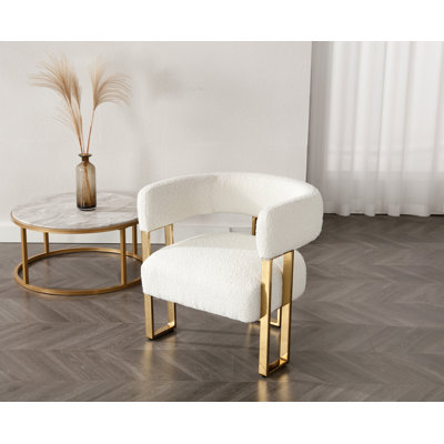 Fauteuil demi-tonneau de 27,25 po Nyjee