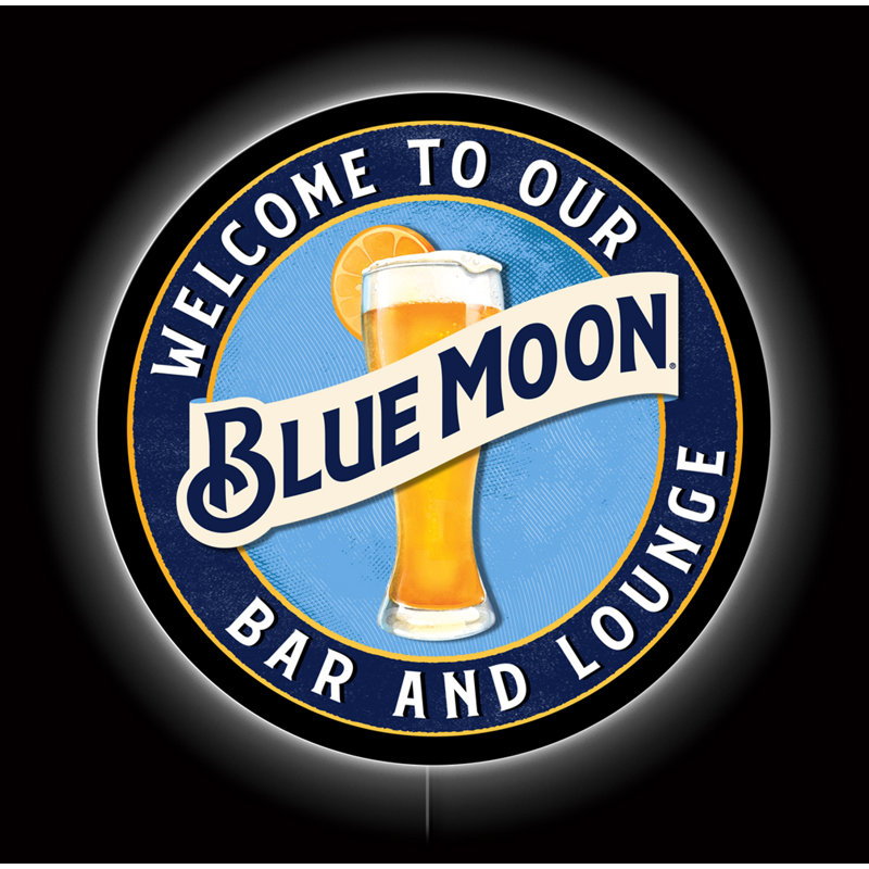 LED BLUE MOON Signs