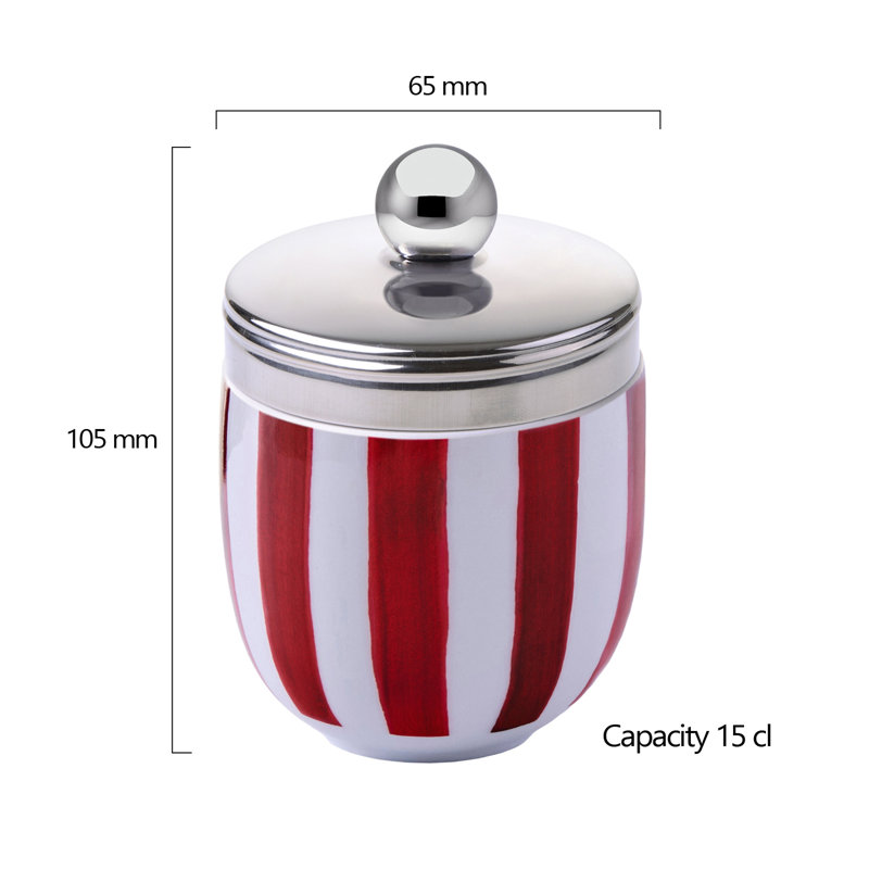 BIA International Non Stick Egg Poacher, Red