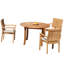 Leveb Outdoor 7 - Piece Teak Dining Set-1361764472-1436689730