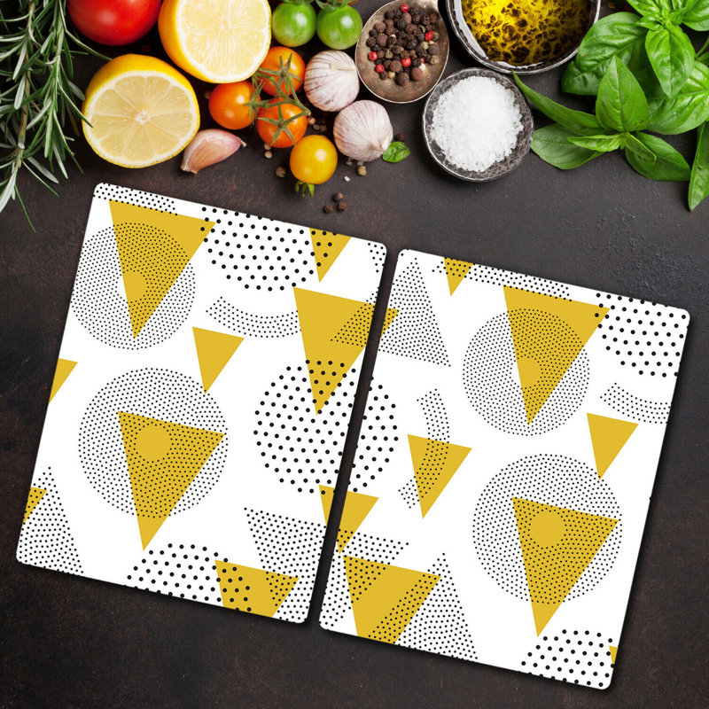 Perezville Tempered Glass Chopping Board, 52cm x 40cm