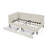 Elegant Twin Size Upholstered Platform Bed Frame with Storage-1412546376