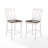 Solid Wood Counter Stool with Solid Wood Frame-141130479