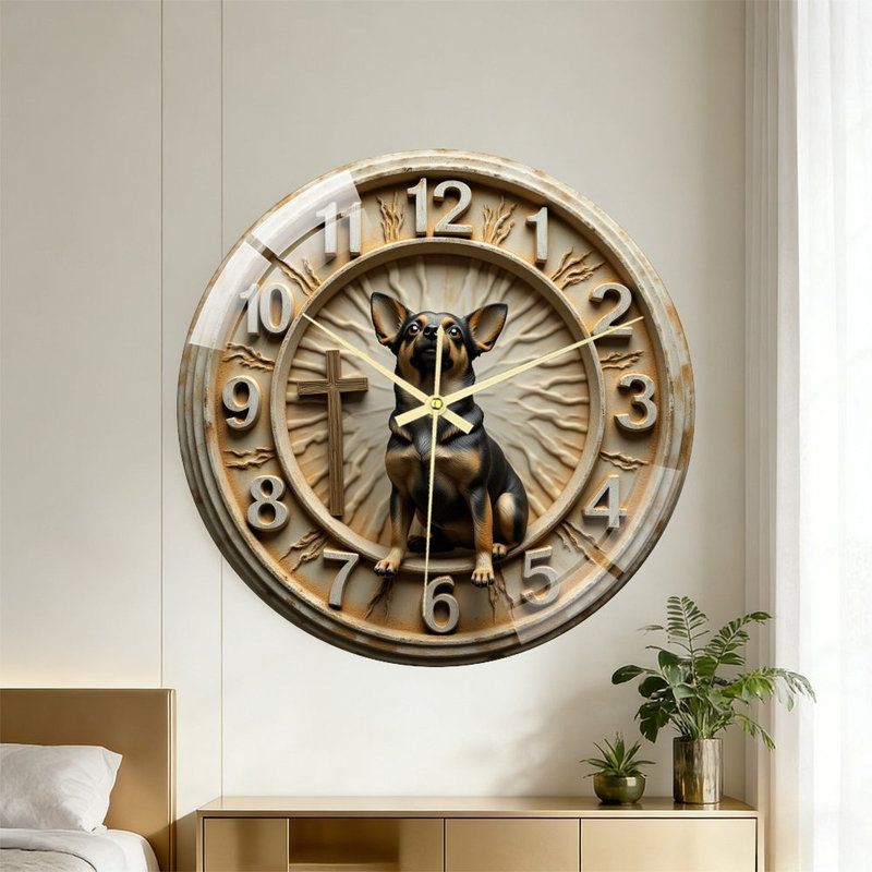 Horloge murale Dog