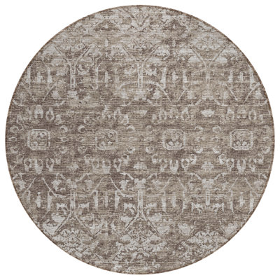 Fenwick Washable Oriental Indoor / Outdoor Rug
