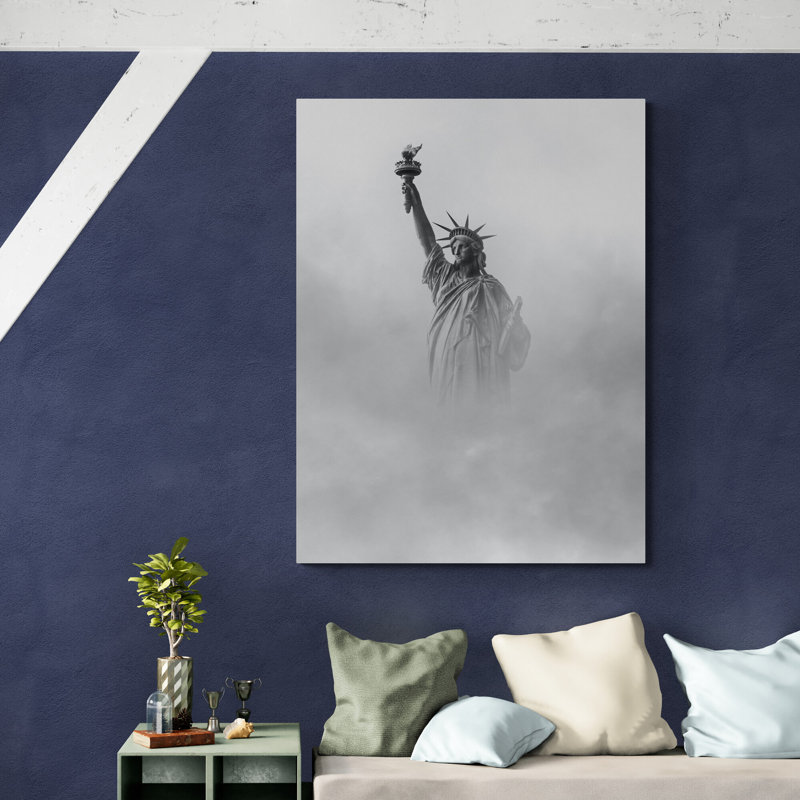 Statue Of Liberty - Wrapped Canvas Print, 31cm H x 21cm W