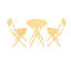 3-Piece Outdoor Folding Bistro Set-2040485049