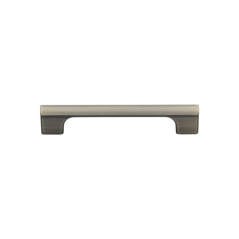 Heritage Brass Vault Pull Handle, Distressed Brass