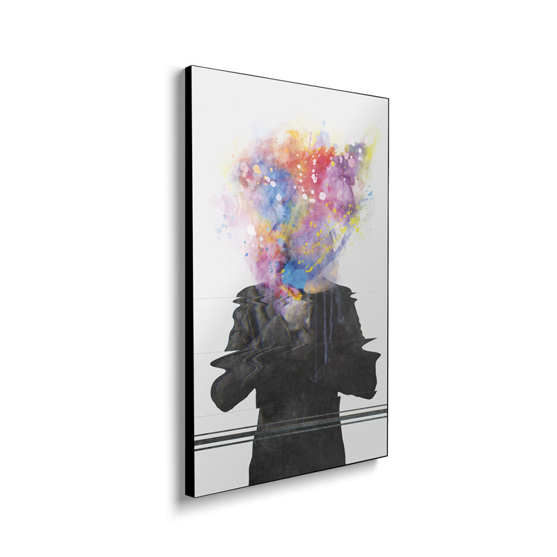 Reproduction d'art sur toile en métal Steemplix - Glitch Mob par Dieliel Taylor