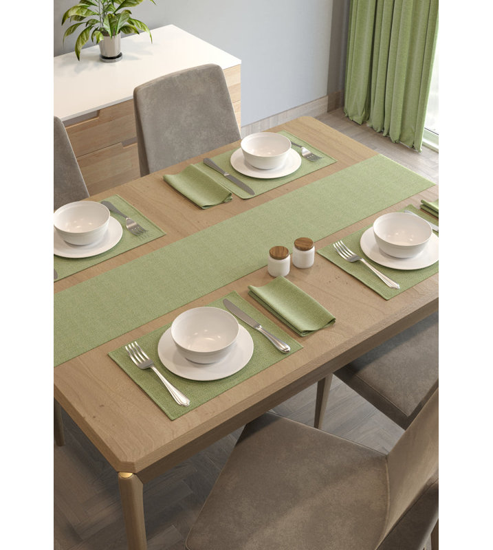 Arvilla Solid Colour Placemat, Sage Green