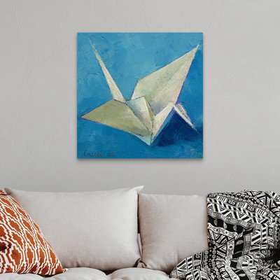 «Massaro Origami Crane» par Michael Creese, reproduction d'art sur toile