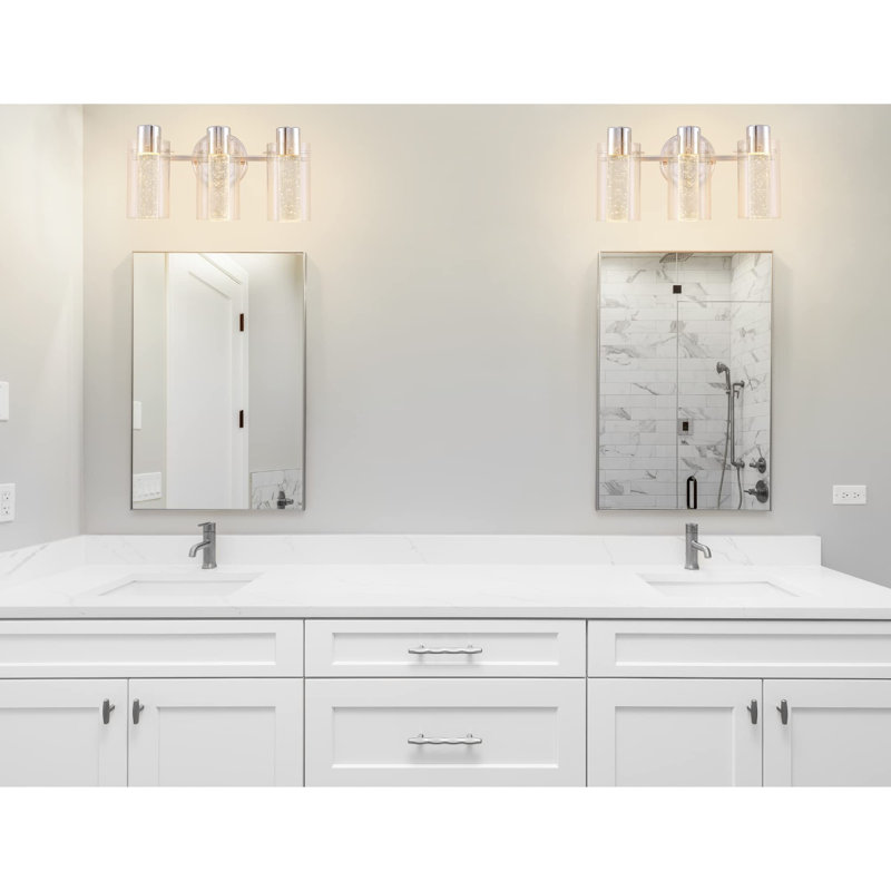 Éclairage pour salle de bain 3 lumières DEL Peckforton