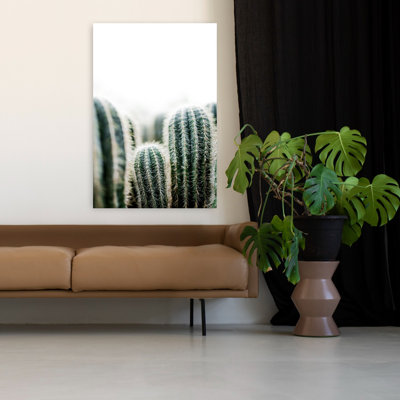 Art contemporain contemporain abstrait cactus palmier