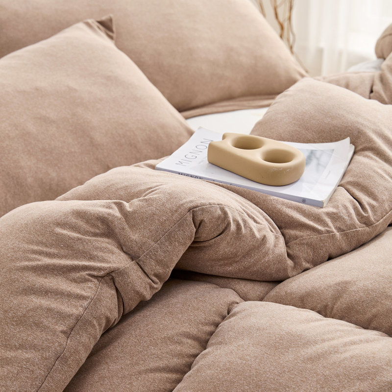 Thicker Than Thickest - Coma Inducer Oversized Comforter Set - Mocha Meringue, Queen Comforter + 2 Standard Shams