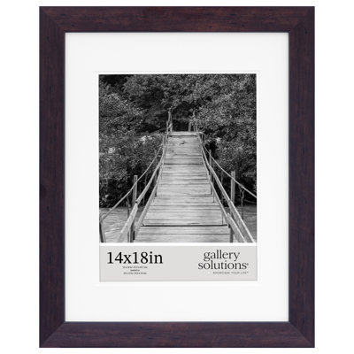 Isobella Black,Brown,Gray,White Matte Picture Frame with Mat