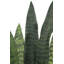 40" Artificial Snake Plant in Black Pot
