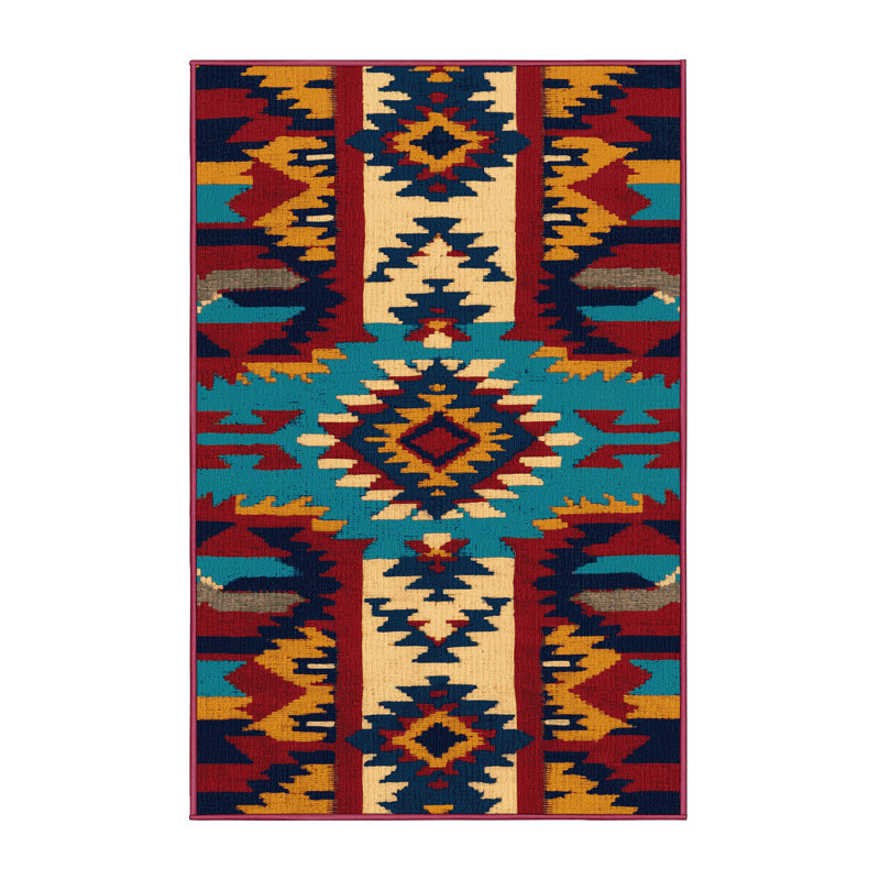  Tapis lavable d'inspiration Navajo, Tapis de couloir 2 pi x 4 pi