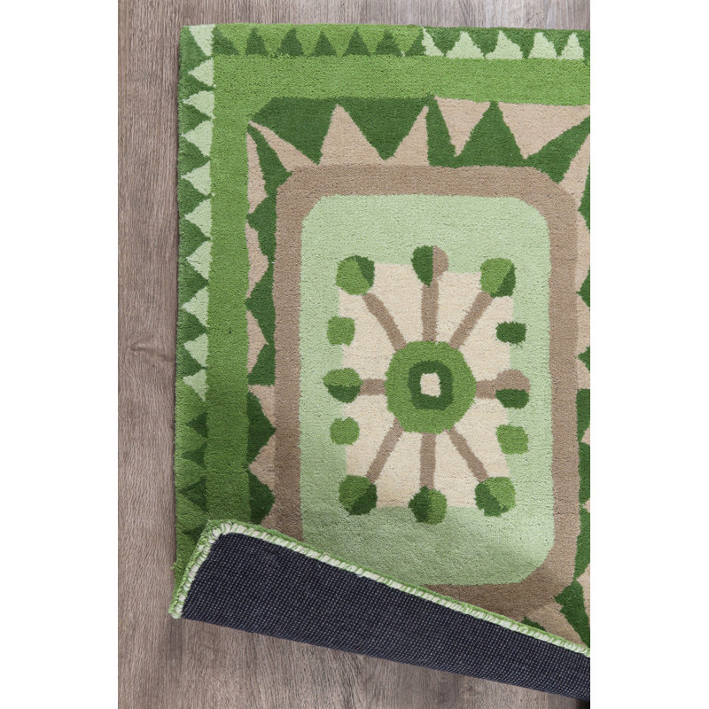 Crowell Wool Hand Woven 60cm X 90cm Area Rug