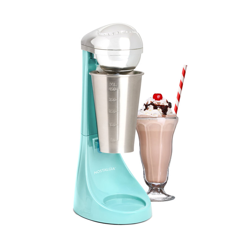 Nostalgia Two-speed Milkshake Maker, Aqua