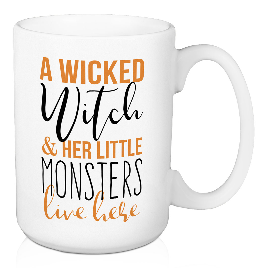 Gillett A Wicked Witch and Her Little Monsters 15 oz Coffee Mug The Holiday Aisle®