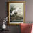 " Snowy Heron " Painting Print-935117832