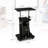 Adjustable Mobile Standing Desk Cart With Tilt Desktop And Cabinet