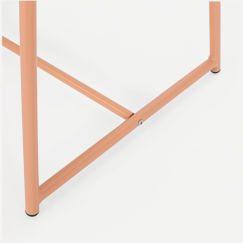 ELBA 15.5"H SIDE TABLE, Orange