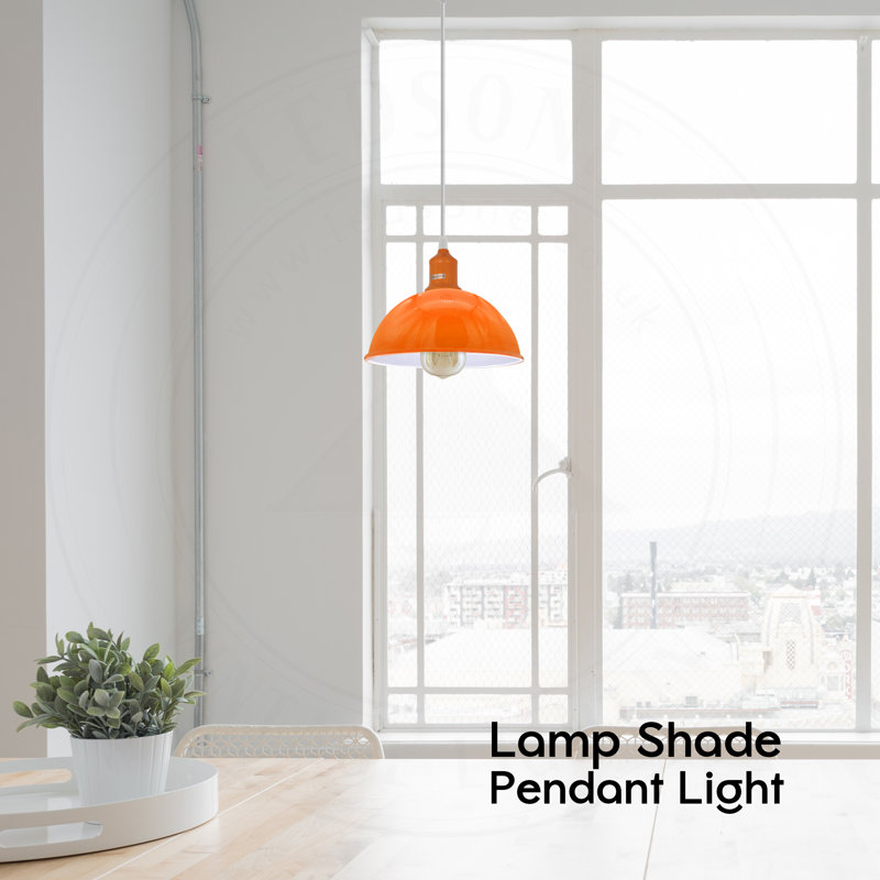 Lawler 1 - Light Single Pendant, Orange