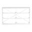 Commode 6 tiroirs avec grands tiroirs en tissu, blanc-754215428-754215427